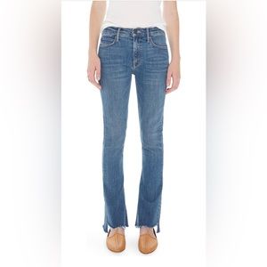 MOTHER The Runaway Fray Step Hem Jeans in Keeping Love Alive